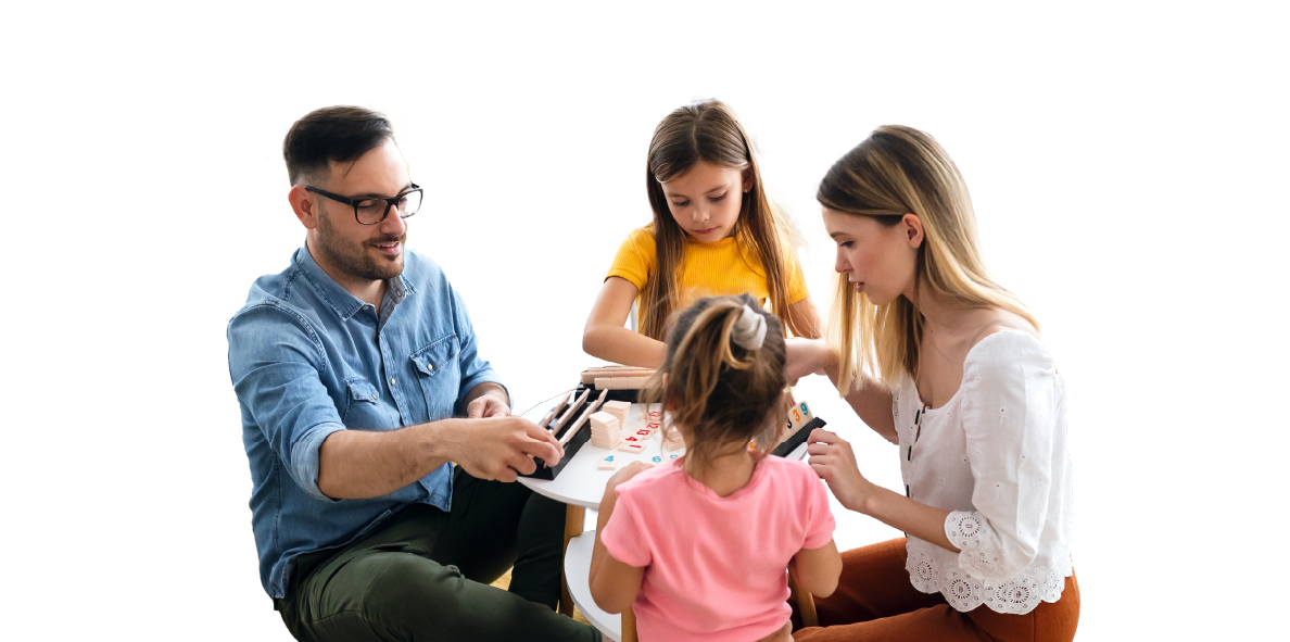 Child, Adolescent, Teen, & Adult ADHD Patients playing a game